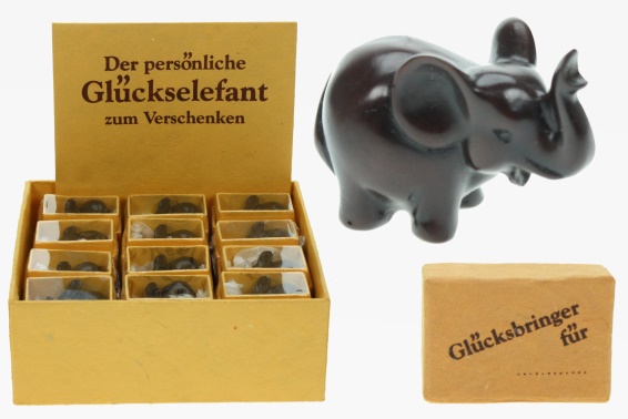 Poly Glückselefant Länge 4,5 cm (24)