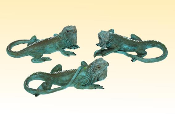 Poly lizard 3 assorted length 12 cm (3)