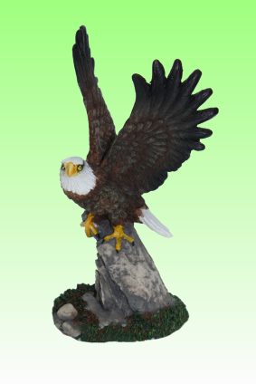 Poly bald eagle height 18 cm (1)