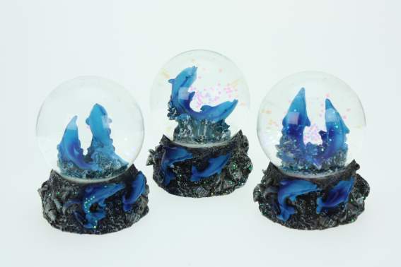 Glitter ball dolphins 3 assorted (6)