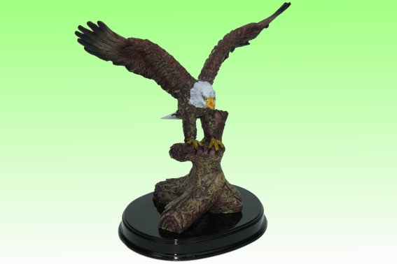 Poly bald eagle height 12 cm (1)