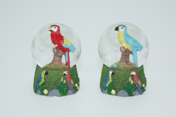 Glitter ball parrot 2 assorted (6)