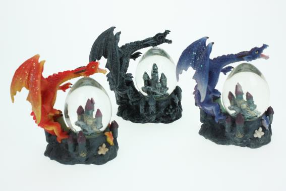 Glitter ball dragon 3 assorted (3)