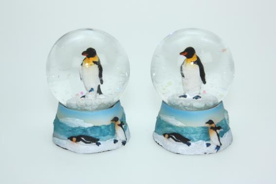 Glitzerkugel Königspinguin 2fach (6) Glitzerkugel Königspinguin 2fach (6)