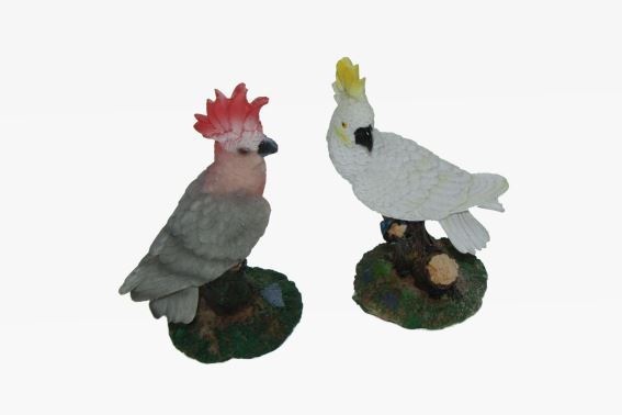 Poly Kakadu 2fach Höhe 9,5 cm (4)