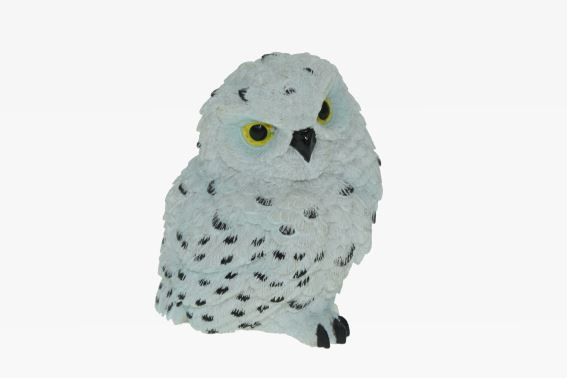 Poly snowy owl height 5,5 cm (12)