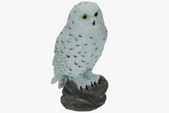 Poly snowy owl height 27 cm (1)
