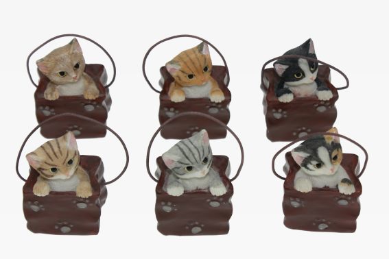 Poly cat in poly bag 6 assorted (12) Poly cat in poly bag 6 assorted (12)