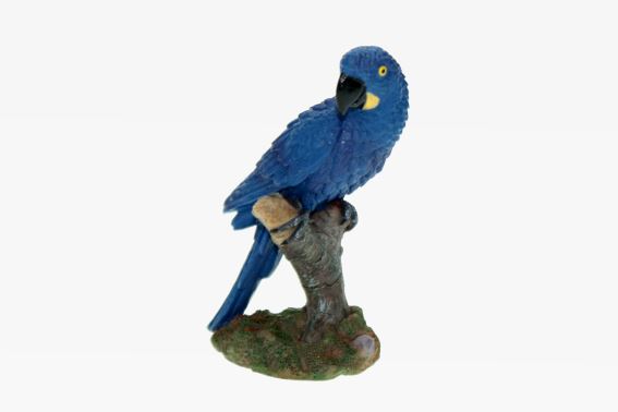Poly blue parrot height 9 cm (4)