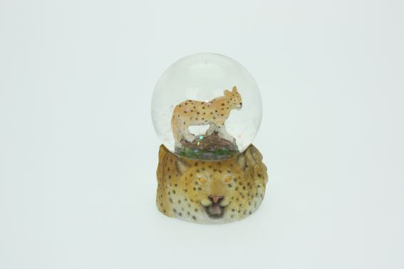 Glitter ball cheetah height 6,5cm (6)
