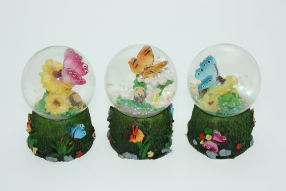 Glitzerkugel Schmetterling 3fach (6) Glitzerkugel Schmetterling 3fach (6)