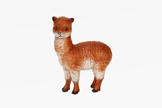 Poly alpaca brown height 7,5 cm (6) Poly alpaca brown height 7,5 cm (6)