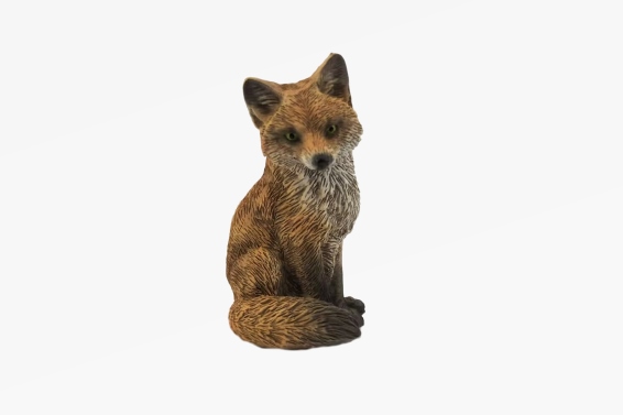 Poly fox height 7,5 cm (12) Poly fox height 7,5 cm (12)