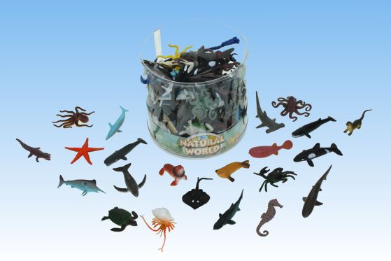 PVC sea animal 24 assorted (120)