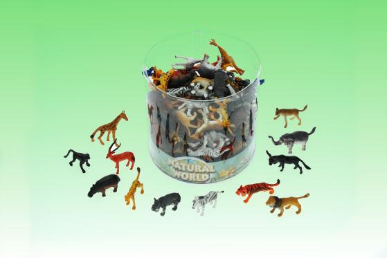 PVC zoo animal 12 assorted (120)