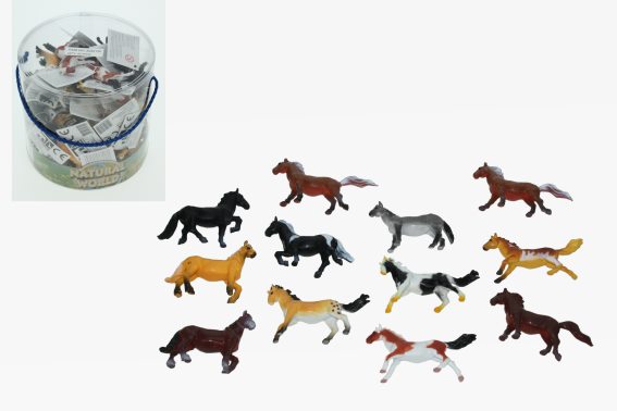 PVC horse 12 assorted (60)