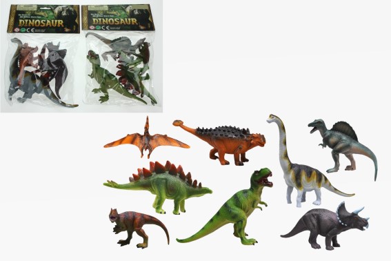 PVC Dinos im Beutel 4er Set (12)