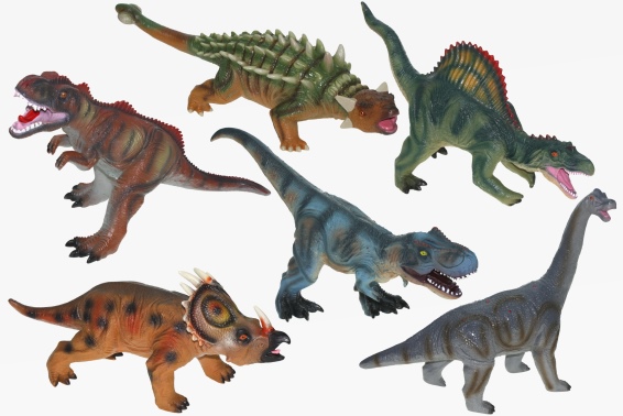 Soft PVC Dinosaurier 6fach (6)