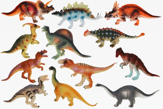 PVC dinosaur 12 assorted (24)
