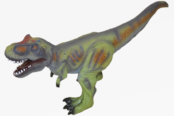 Soft PVC Tyrannosaurus rex green (6)