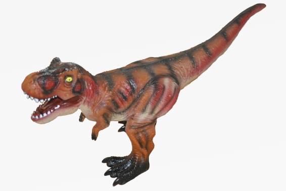 Soft PVC Tyrannosaurus rex orange