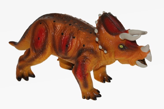Soft PVC Dino Triceratops L 34 cm (6)