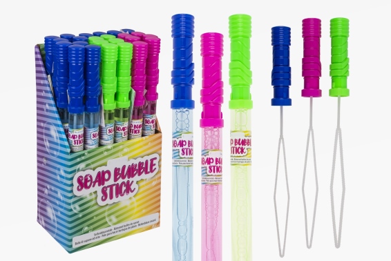 Soap bubbles wand 3 assorted (48)